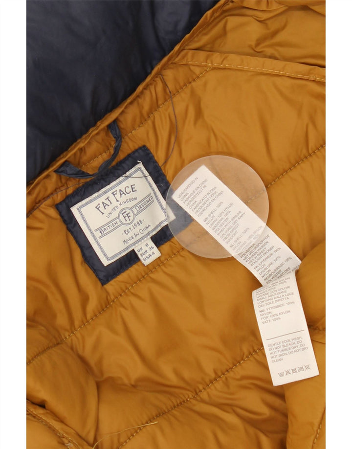 Fat Face Γυναικείο μπουφάν με κουκούλα UK 8 Small Navy Blue Nylon