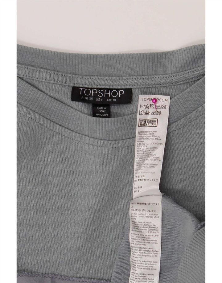 Γυναικεία φούτερ Topshop Jumper UK 10 Small Grey Polyester