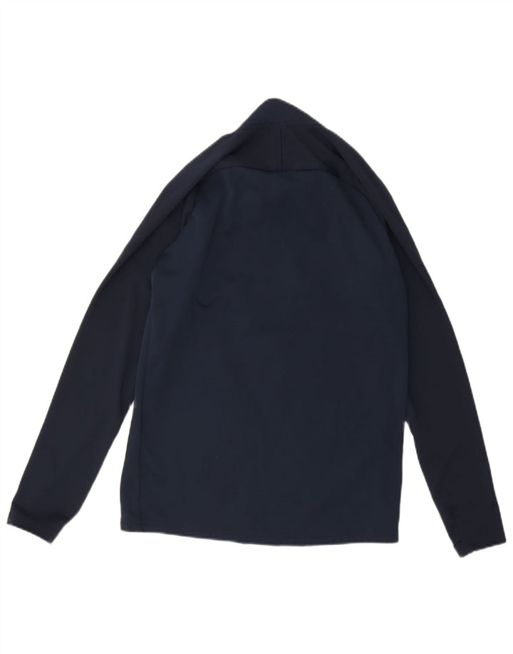 Ανδρική φόρμα γυμναστικής πουλόβερ Nike Dri Fit Top Small Blue Navy Colourblock