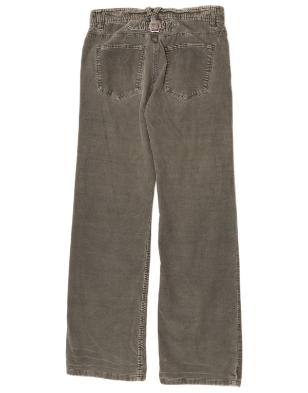 Gap Γυναικείο Velvet Loose Fit Casual Παντελόνι UK 6 XS W26 L30 Χακί βαμβακερό