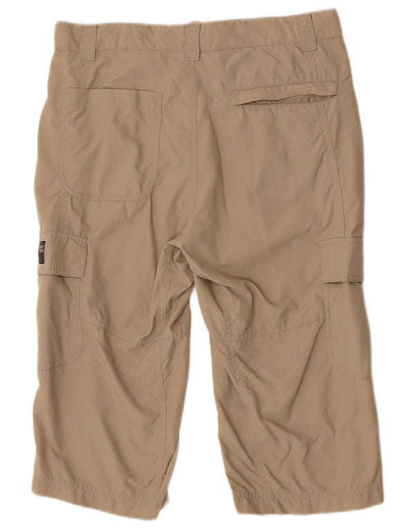 Think Pink Womens Straight Cargo Παντελόνι Capri IT 46 Large W32 Beige Nylon