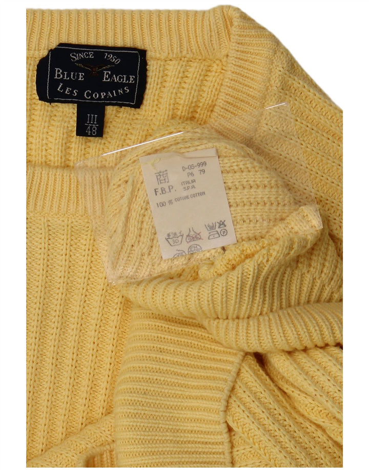 LES COPAINS Γυναικείο πουλόβερ Blue Eagle Crew Neck Jumper IT 48 XL Κίτρινο