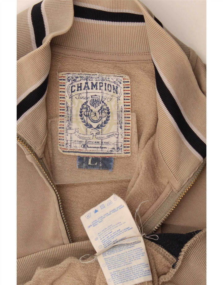 Ανδρική φόρμα Champion Top Jacket Μεγάλο Μπεζ Χρώμα Βαμβακερό