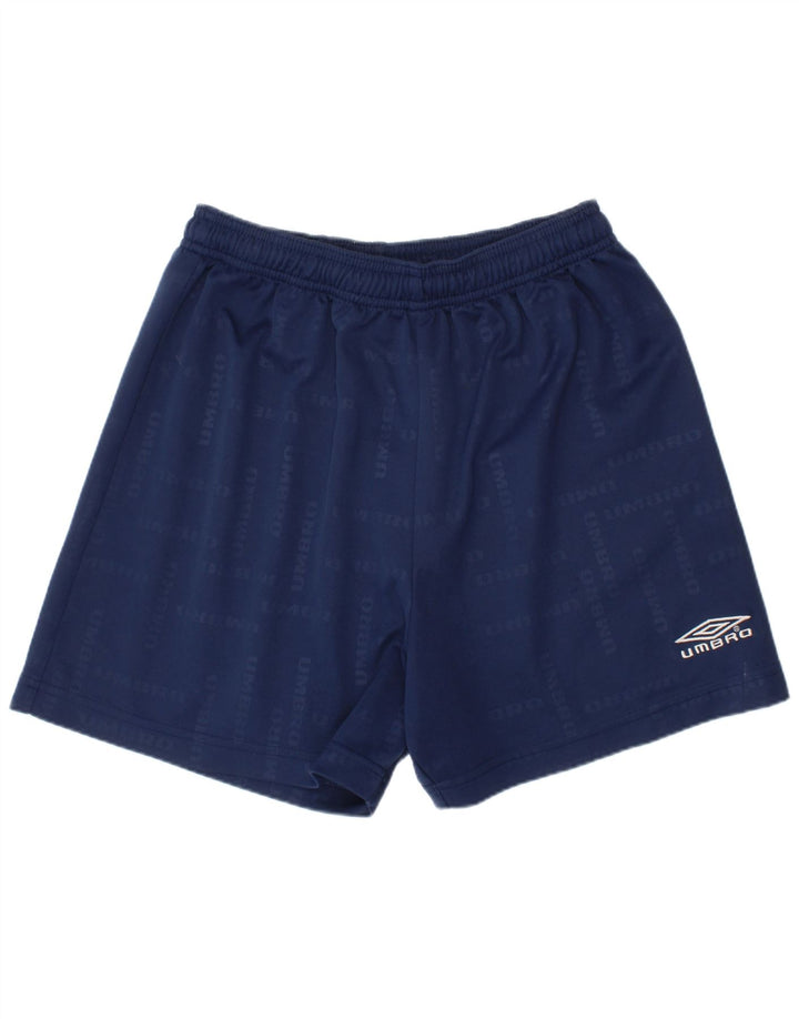 Γραφικό αθλητικό σορτς UMBRO Boys 13-14 ετών Navy Blue Polyester