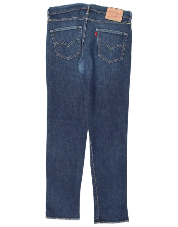 Levi's Mens 511 Slim Jeans W32 L32 Blue Cotton