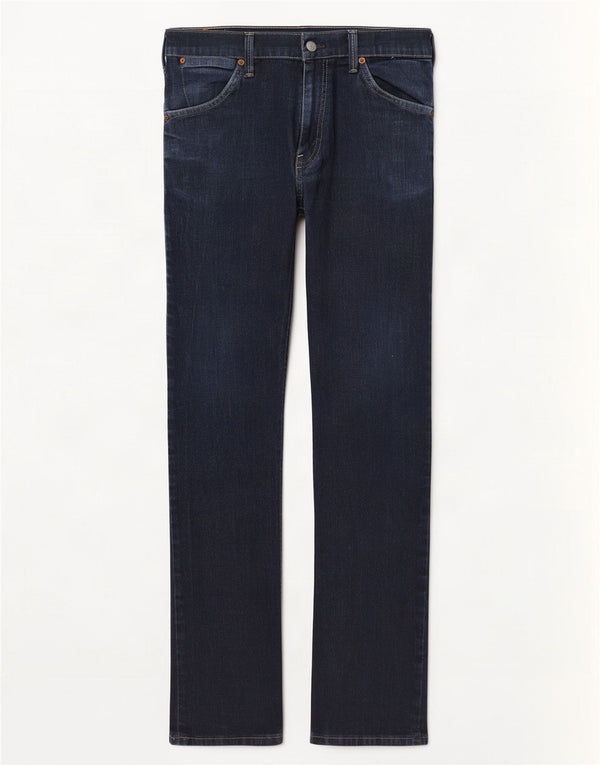 Levi's Womens 504 Straight Jeans W30 L32 Navy Blue Cotton
