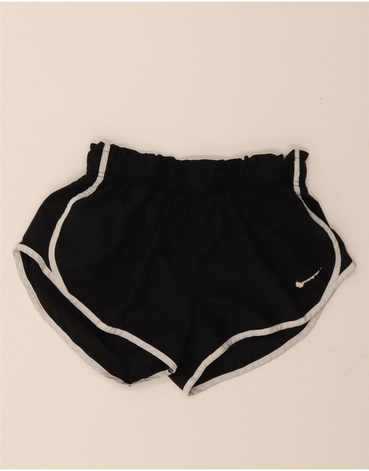 Γυναικείο αθλητικό σορτς Nike Dri Fit UK 14 μεσαίο μαύρο πολυεστέρα
