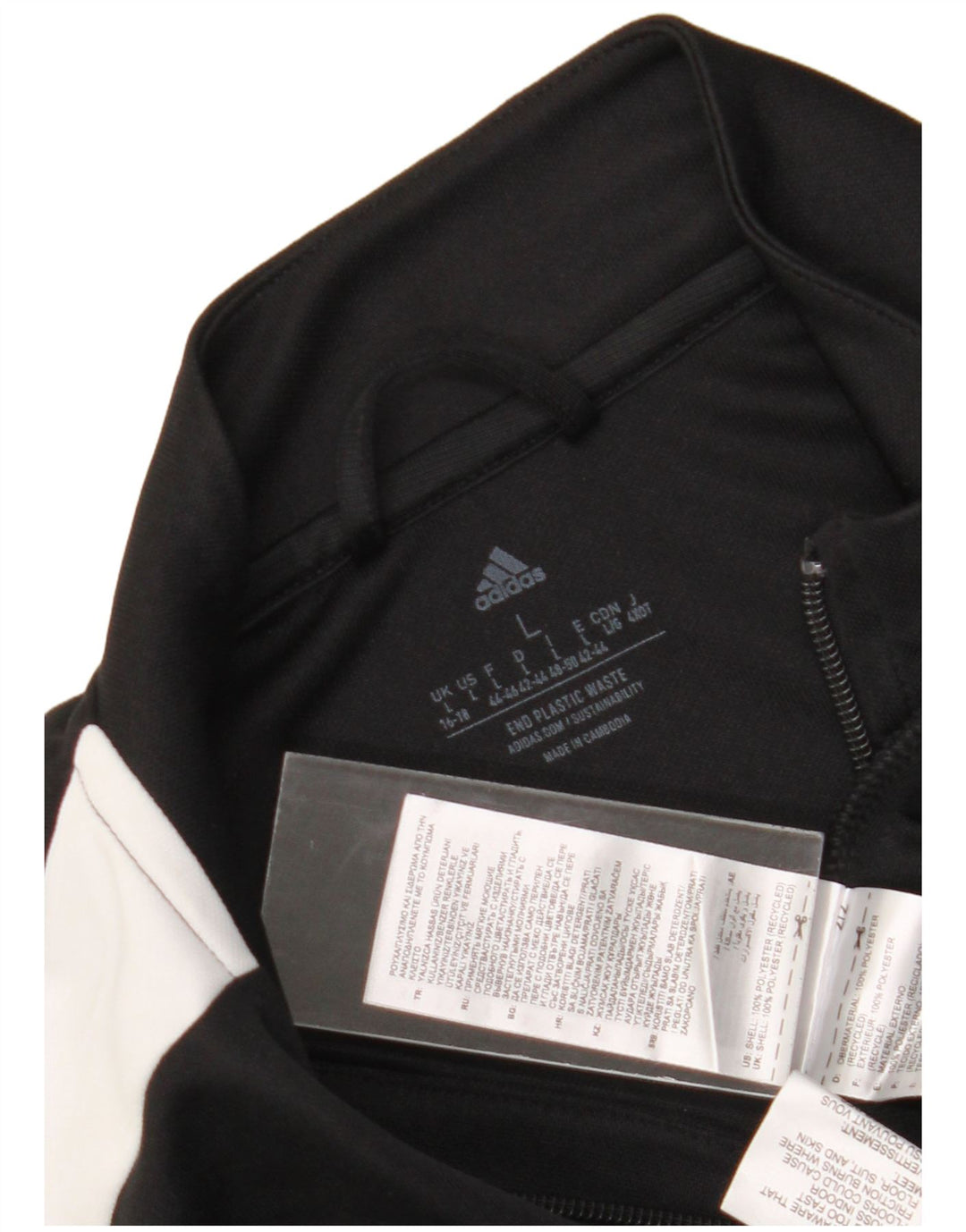 Adidas Γυναικεία φόρμα Aeroready Top Jacket UK 16/18 Large Black Polyester