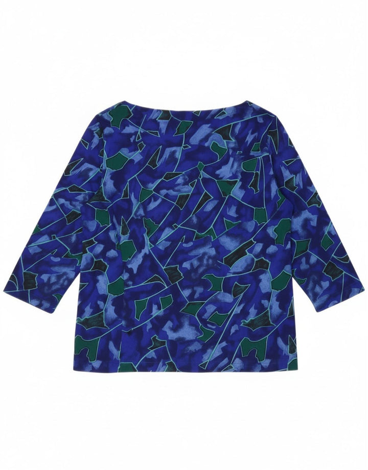 Valstar Γυναικείο Abstract Pattern Top 3/4 Sleeve UK 18 XL Blue