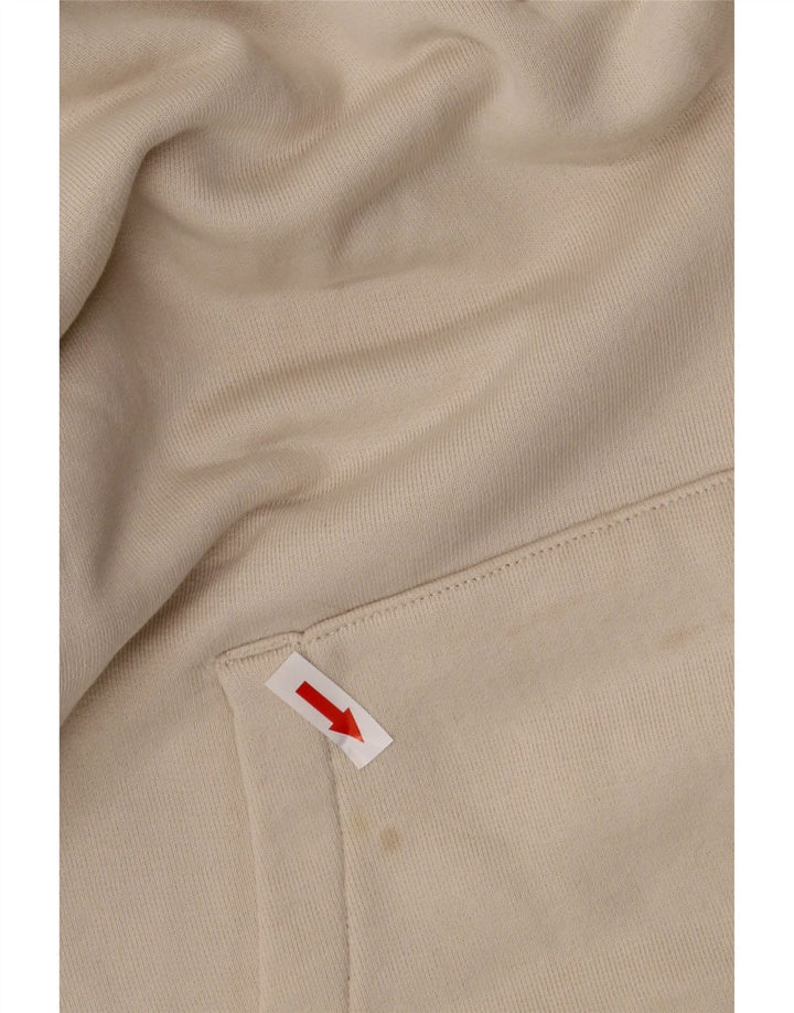 Ανδρικό φούτερ Zara με φερμουάρ, μεσαίο μπεζ βαμβακερό