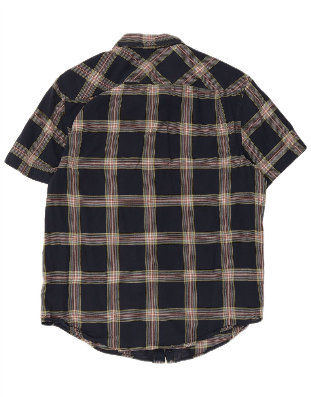Ανδρικό Penguin Heritage Slim Fit κοντομάνικο πουκάμισο μεσαίο Navy blue Check