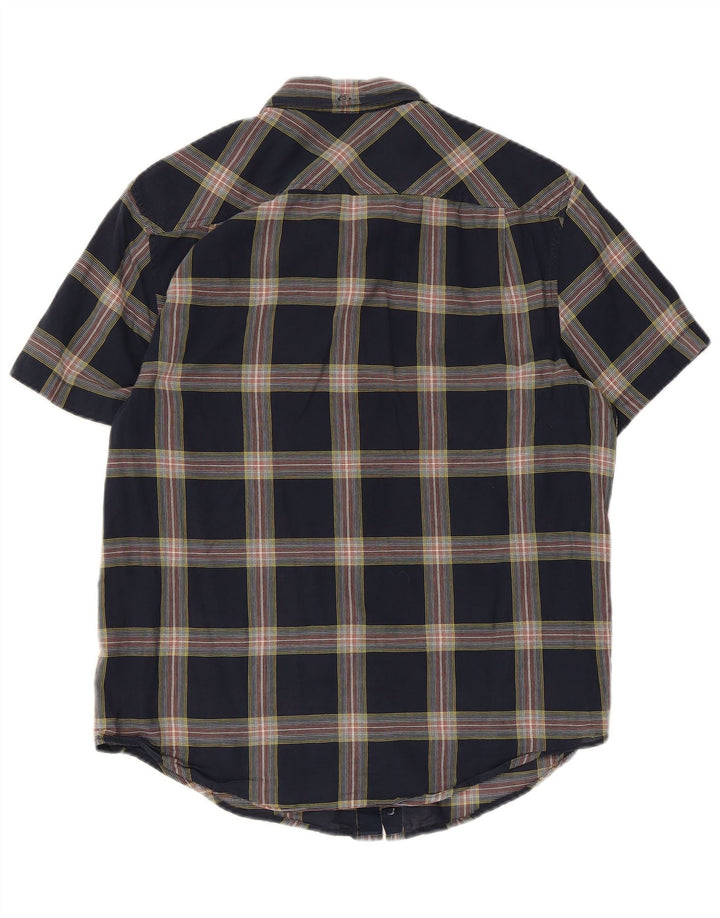 Ανδρικό Penguin Heritage Slim Fit κοντομάνικο πουκάμισο μεσαίο Navy blue Check