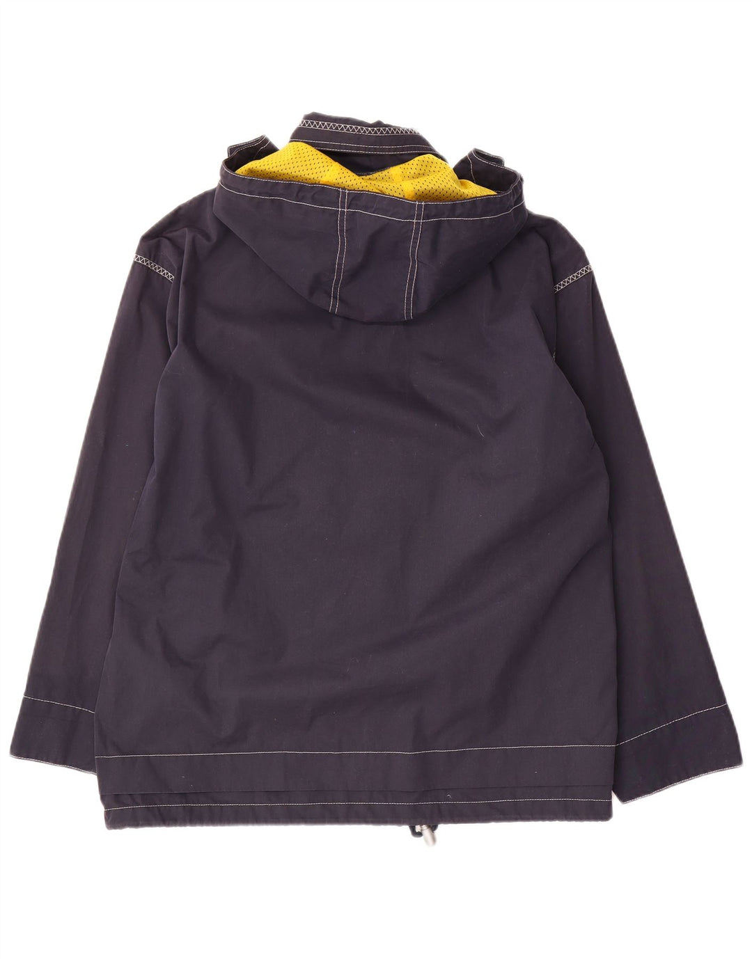 Astrolabio Γυναικείο μπουφάν βροχής με κουκούλα IT 44 Medium Navy Blue Cotton