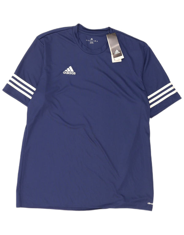 Adidas Ανδρικό T-Shirt Climalite Top XL Navy Blue Polyester