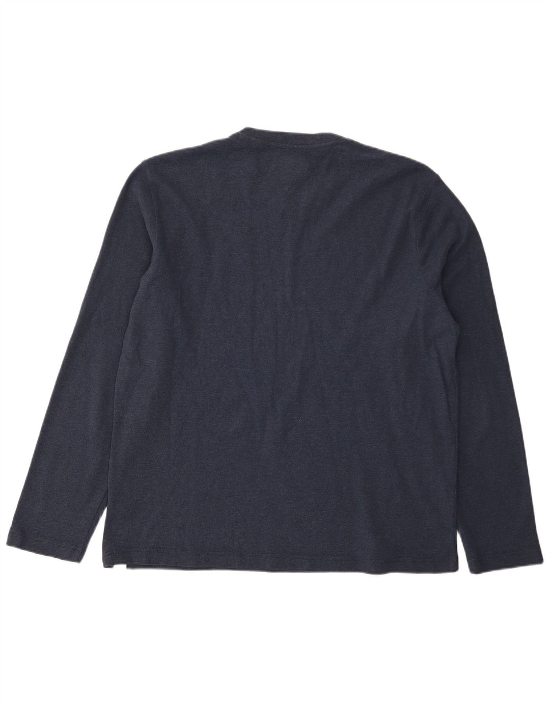Tommy Hilfiger Ανδρικό τοπ μακρυμάνικο XL Navy Blue Cotton