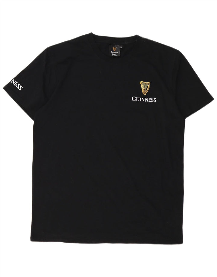 Guinness Γυναικείο T-Shirt Top UK 18 XL Μαύρο βαμβακερό