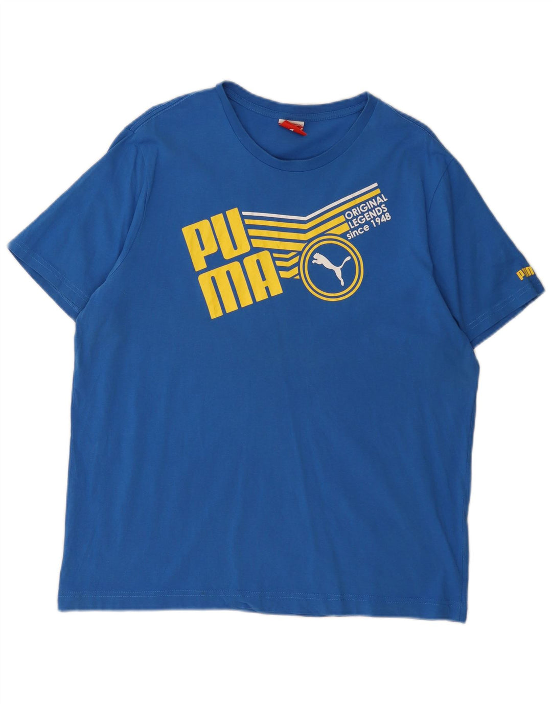 Ανδρικό γραφικό T-Shirt PUMA Top XL Blue