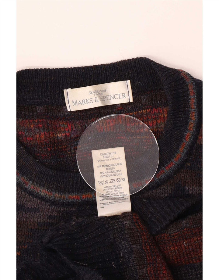 Ανδρικό πουλόβερ Marks & Spencer Boat Neck Jumper Μεγάλο Πολύχρωμο