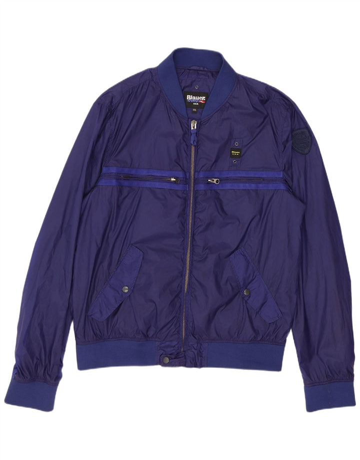 Ανδρικό μπουφάν BLAUER Bomber UK 44 2XL Navy Blue