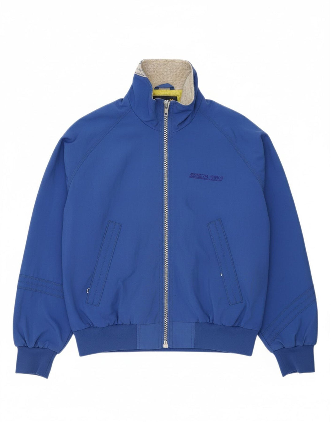 INVICTA Mens Bomber Jacket UK 36 Small Blue Polyester Vintage Invicta and Second-Hand Invicta from Messina Hembry 