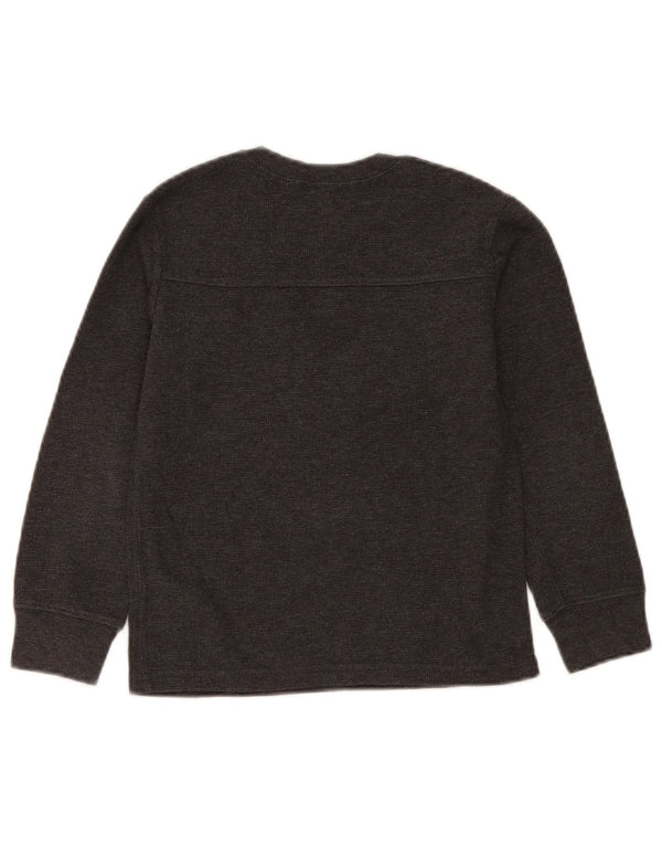 Polo Ralph Lauren Boys Μπλουζάκι μακρυμάνικο 7-8 ετών Μικρό γκρι βαμβακερό