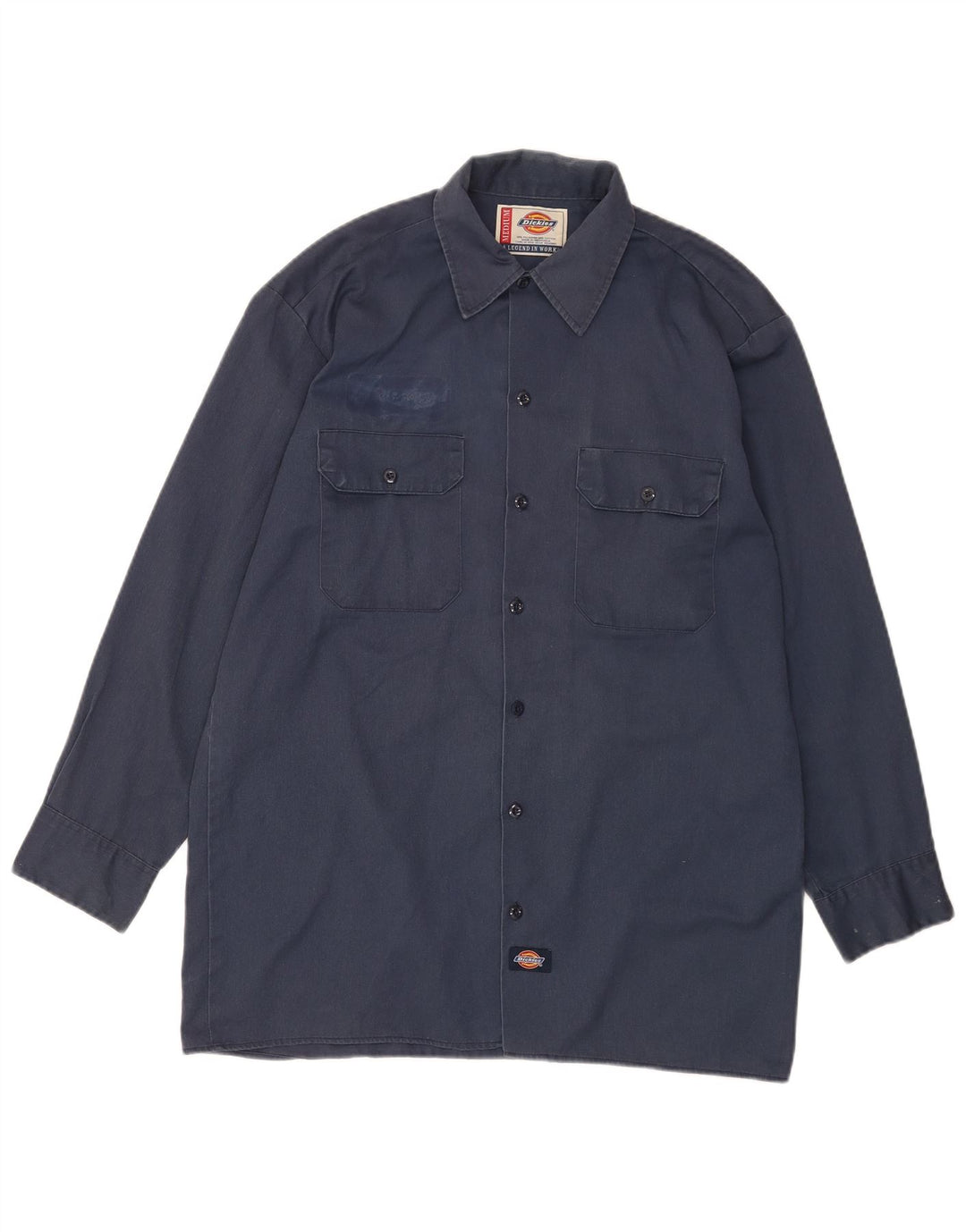 Ανδρικό πουκάμισο Dickies με μεσαίο μπλε ναυτικό πολυεστέρα