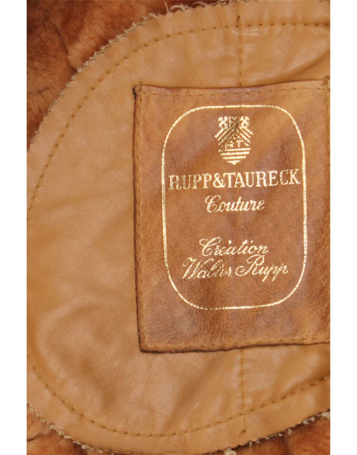 Rupp & Taureck Couture Γυναικείο Shearling Jacket UK 14 Medium Brown