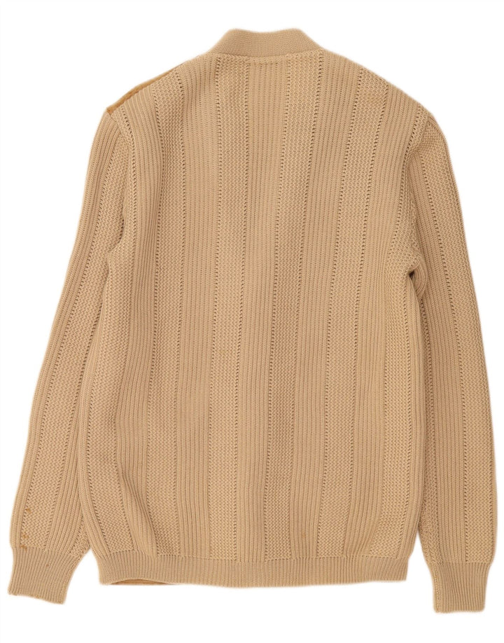 Ανδρικό πουλόβερ vintage ζακέτα IT 50 Medium Beige Leather