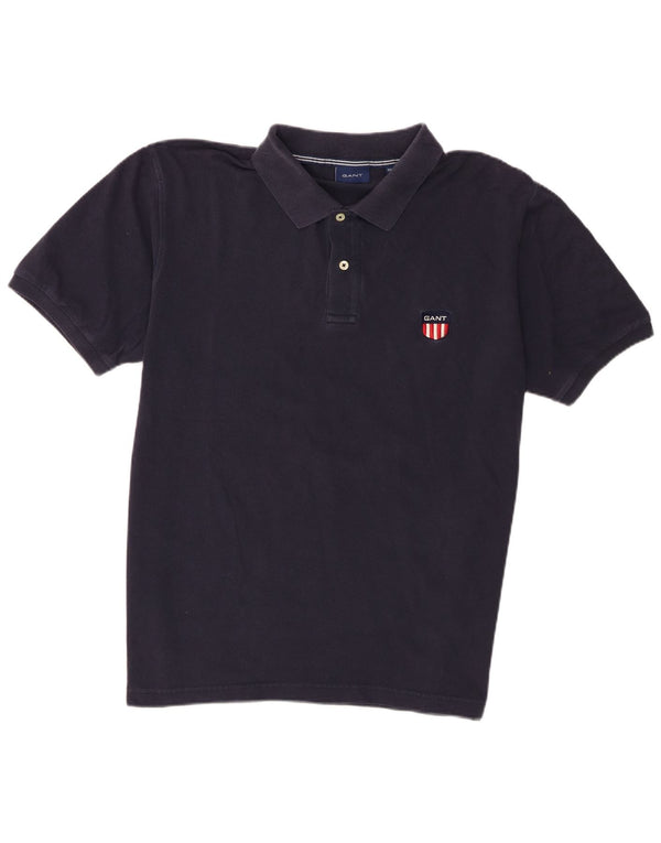 Ανδρικό μπλουζάκι πόλο Gant 2XL Navy Blue