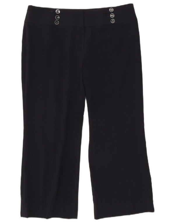Marks & Spencer Γυναικείο Cropped Παντελόνι UK 16 Large W36 L26 Navy Blue
