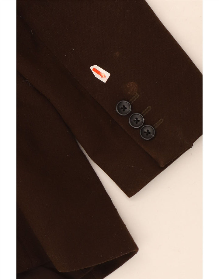 Marks & Spencer Γυναικείο Μπουφάν Blazer με διπλό στήθος UK 16 Large Brown