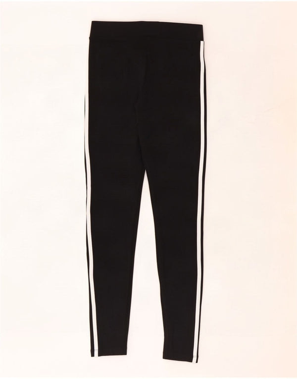 Adidas Womens Leggings UK 8 Small Black Cotton