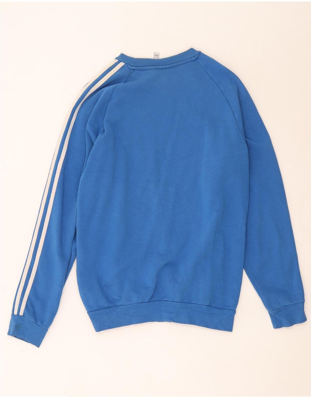 Ανδρικό φούτερ Adidas Jumper από μεσαίο μπλε βαμβακερό
