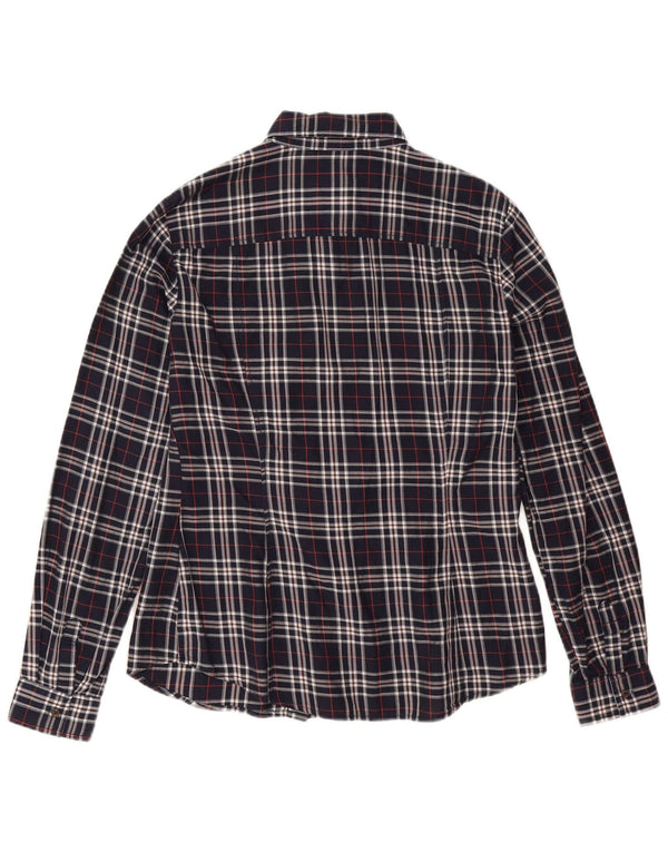 Massimo Dutti Γυναικείο πουκάμισο EU 38 Small Navy Blue Check