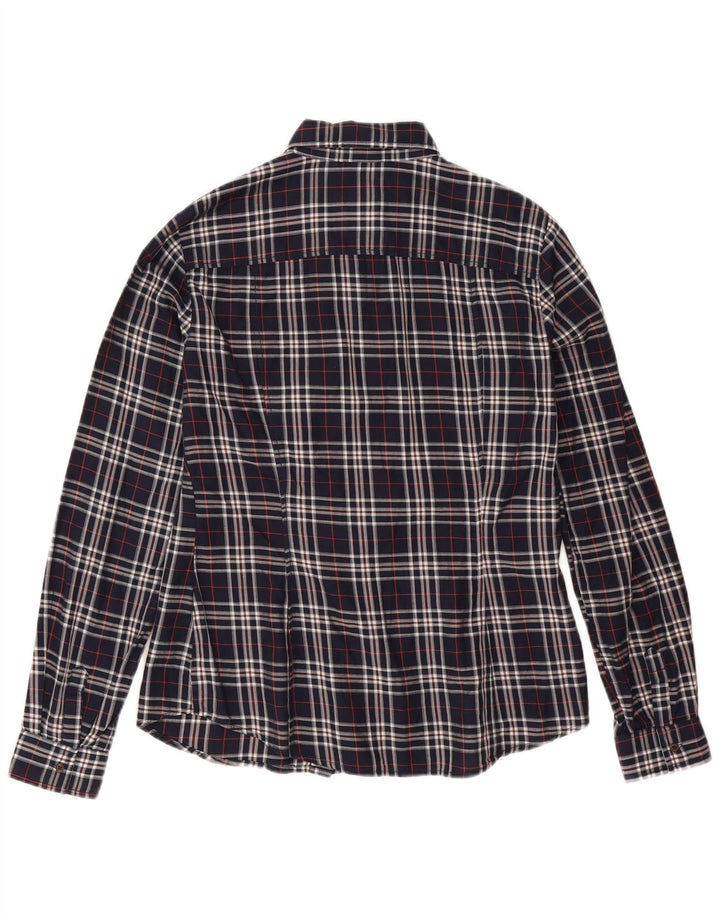 Massimo Dutti Γυναικείο πουκάμισο EU 38 Small Navy Blue Check