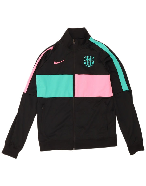 Μπουφάν Nike Boys Barcelona Tracksuit Top Jacket 13-14 Years XL Black Colourblock