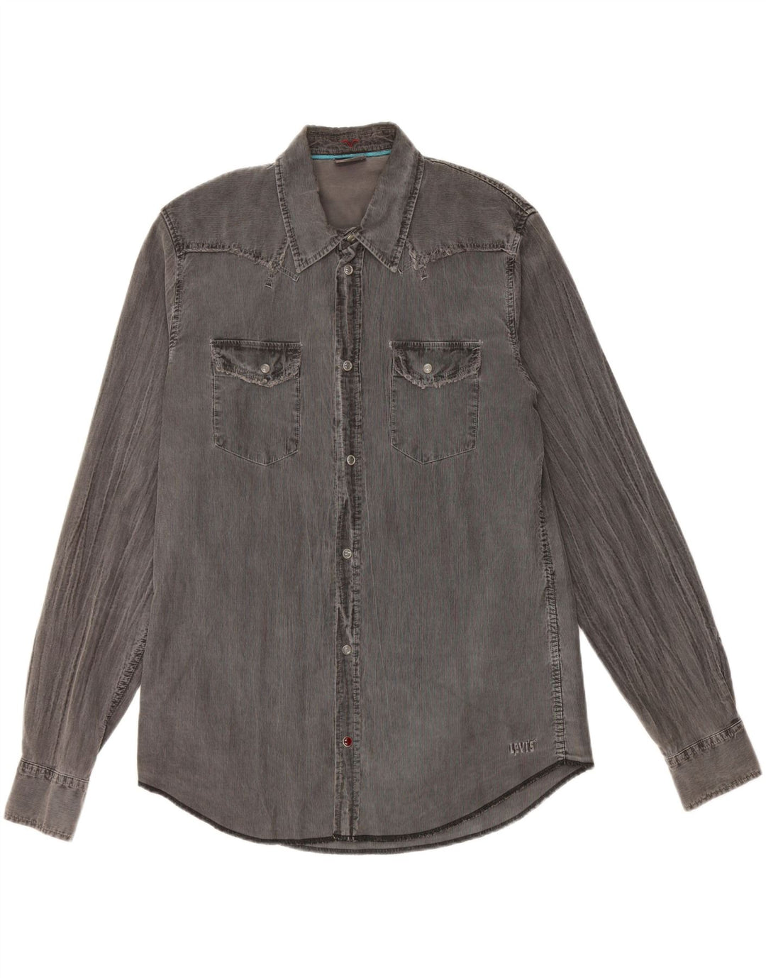 Ανδρικό πουκάμισο LEVI'S μεγάλο γκρι βαμβακερό