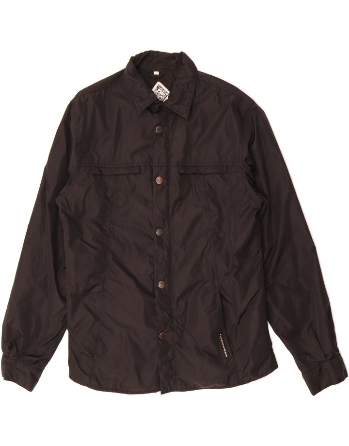 TUCANO URBANO Mens Windbreaker Jacket UK 38 Medium Black Vintage Tucano Urbano and Second-Hand Tucano Urbano from Messina Hembry 