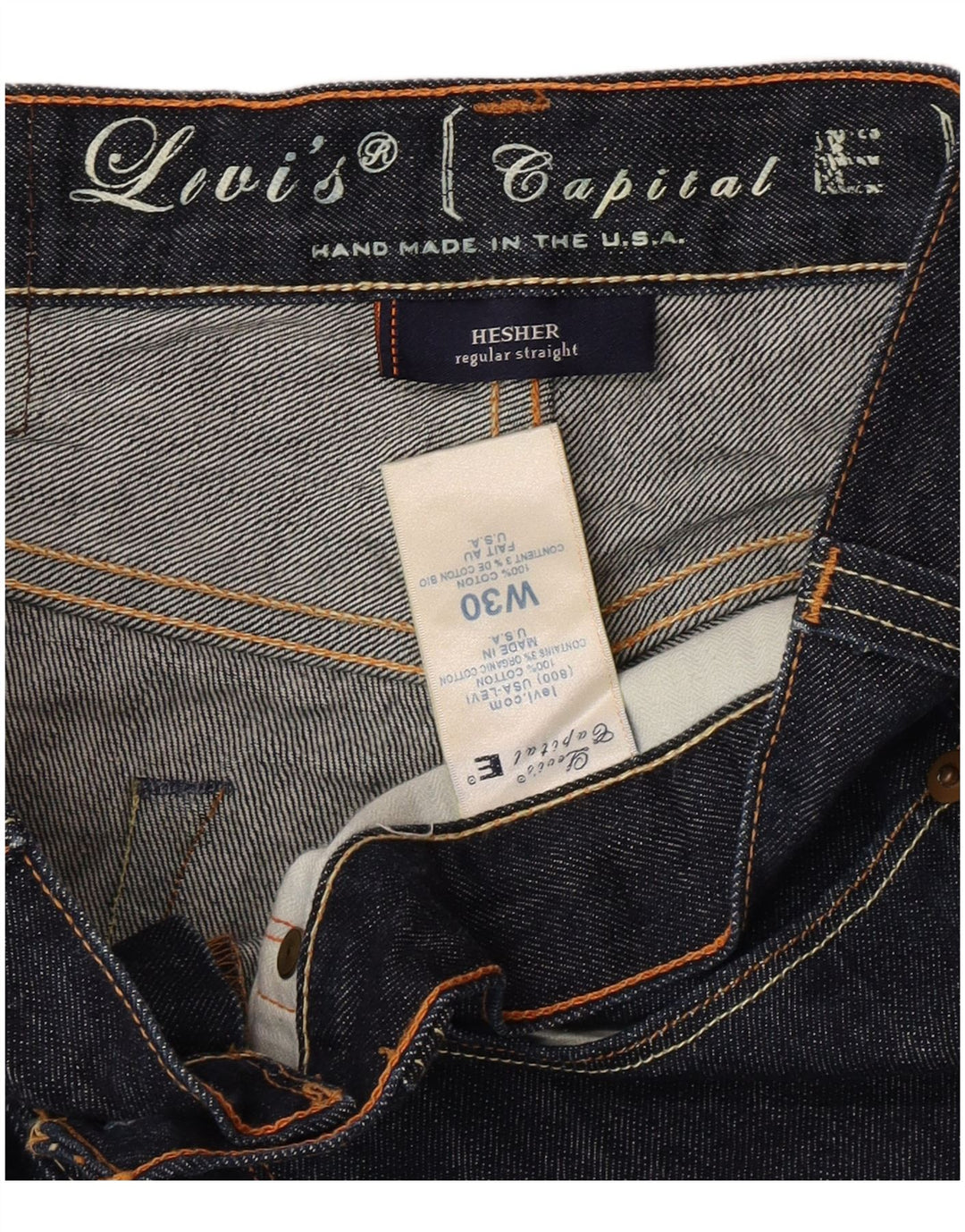 Γυναικείο τζιν Levi's Straight W30 L31 Navy Blue Cotton