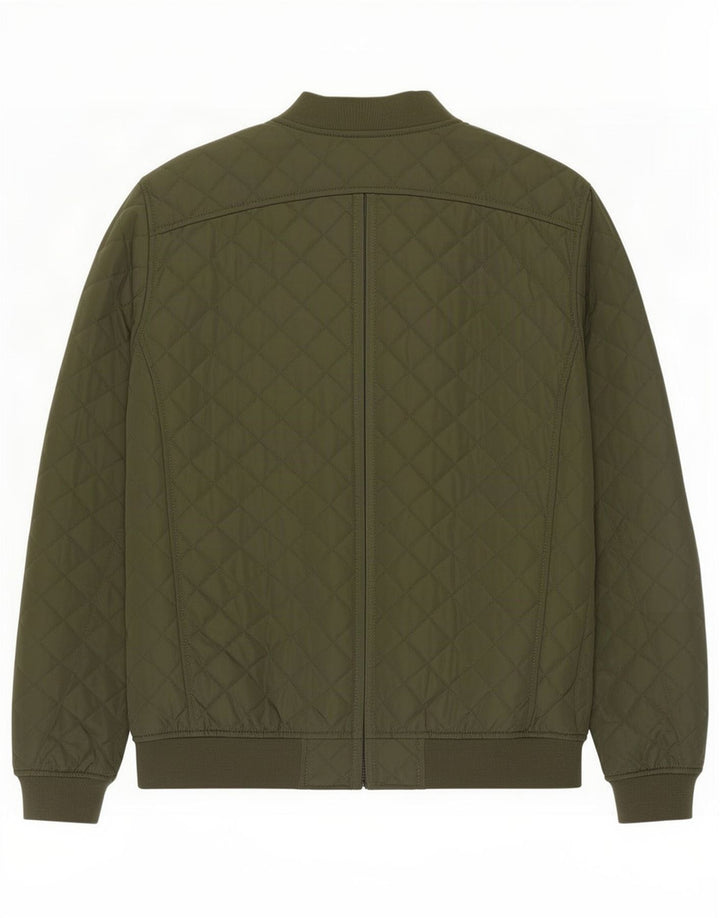 Zara Ανδρικό Καπιτονέ Μπουφάν UK 42 XL Πράσινο Πολυεστέρας