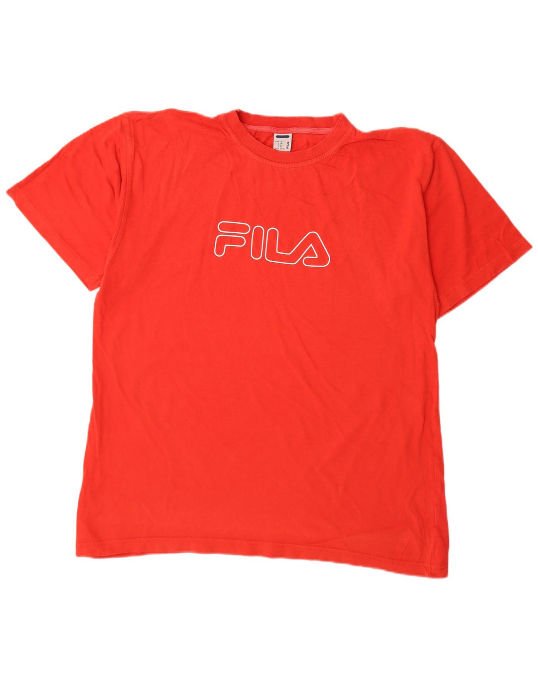 Ανδρικό γραφικό T-Shirt Fila Top XL Κόκκινο βαμβακερό