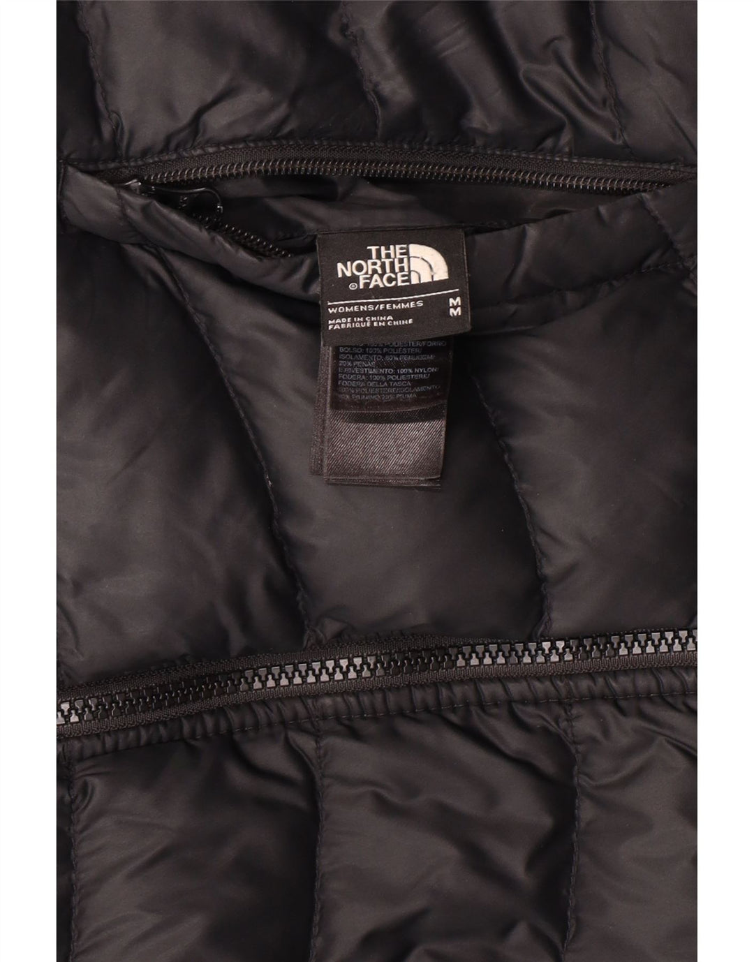 The North Face γυναικείο παλτό με αναστρέψιμο padded UK 12 Medium Black Nylon