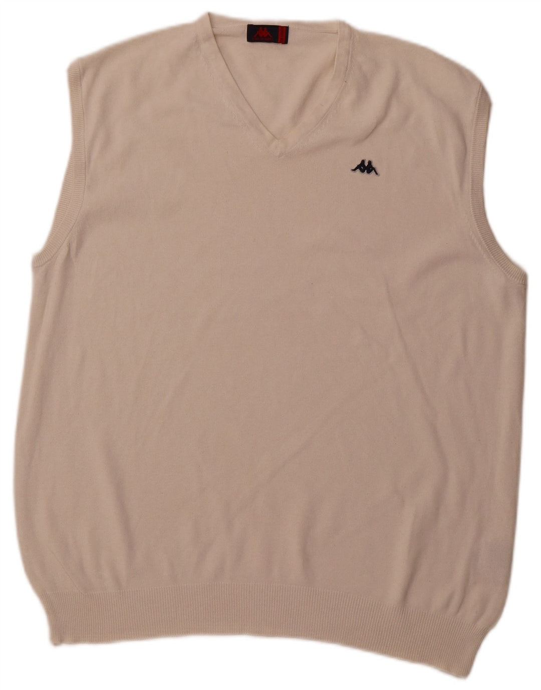 KAPPA Ανδρικό γιλέκο Tank Top 2XL Off White Βαμβακερό