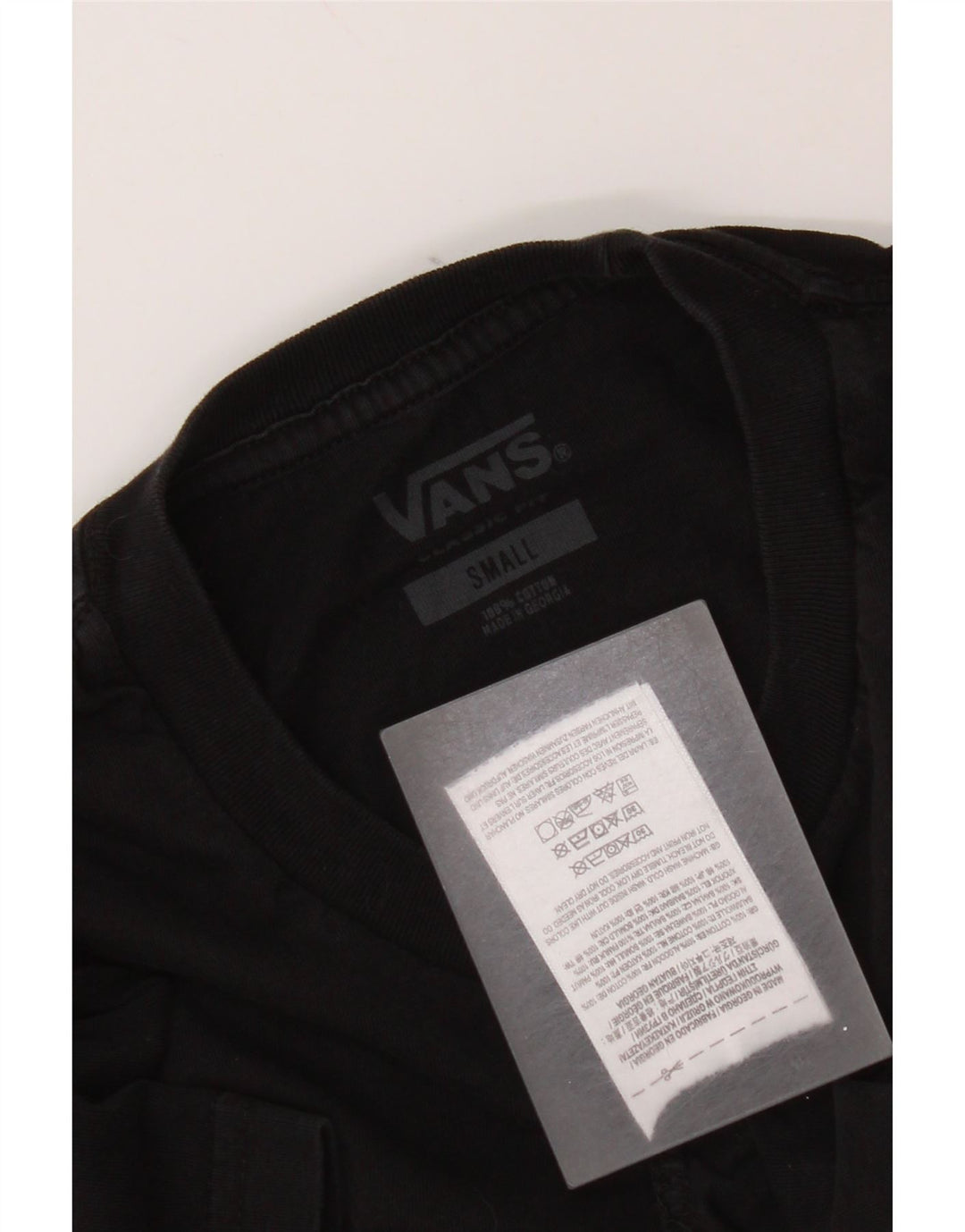 Ανδρικό μπλουζάκι Vans Classic Fit Top Μικρό μαύρο βαμβακερό