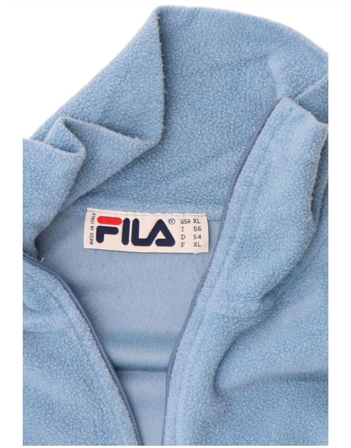 Ανδρικό φερμουάρ FILA Fleece Jumper XL Blue Polyester