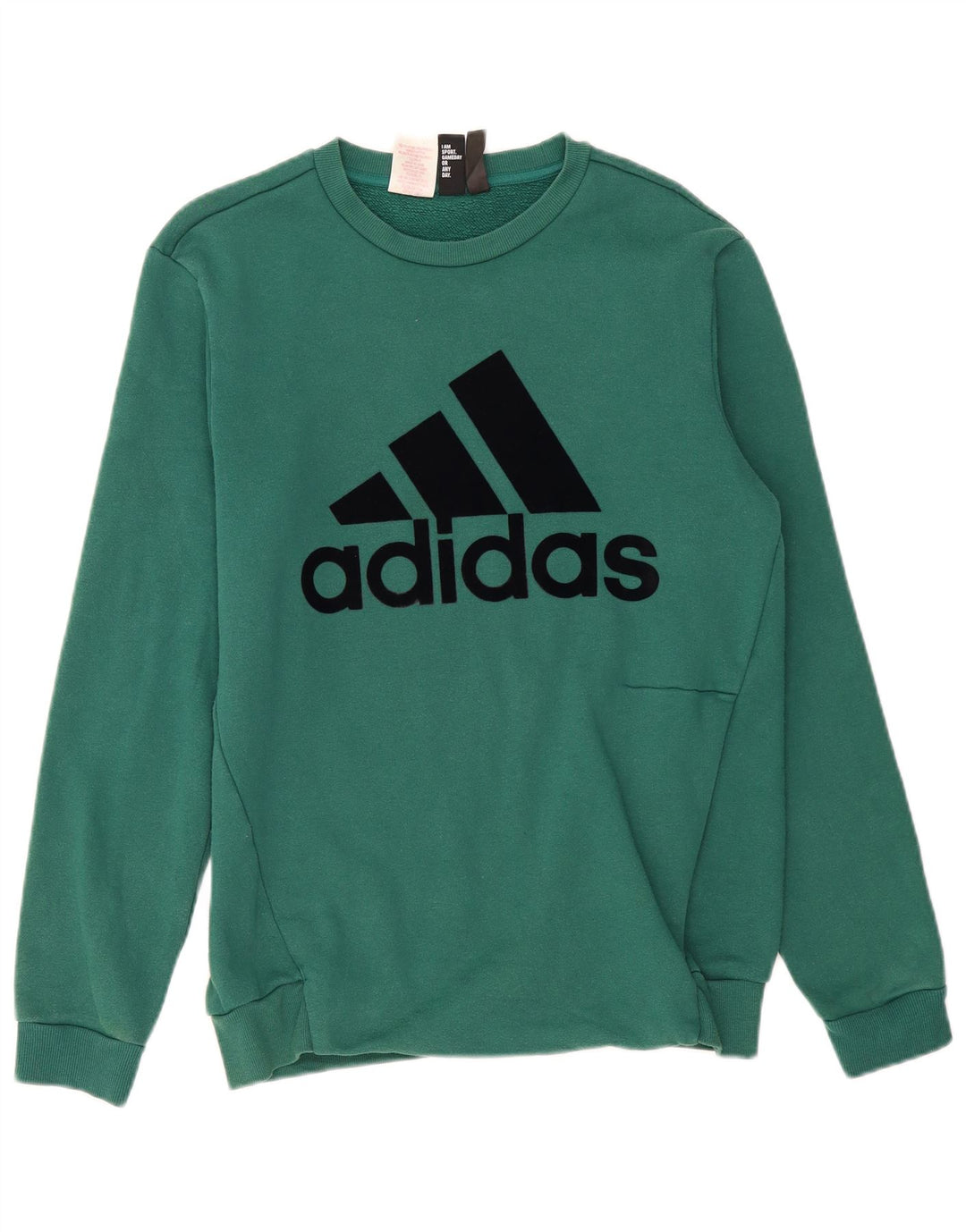 Φούτερ Adidas Boys Jumper 15-16 ετών Πράσινο βαμβακερό