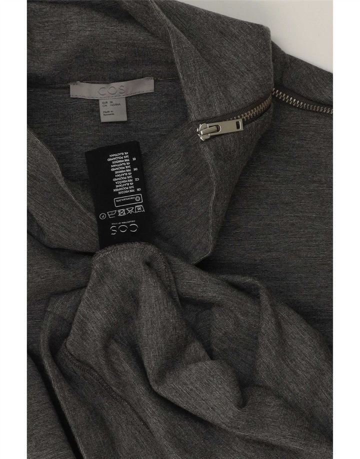 Cos Γυναικείο τοπ μακρυμάνικο EU 36 Small Grey Viscose