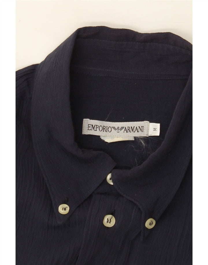 EMPORIO ARMANI Ανδρικό πουκάμισο Loose Fit Medium Navy Blue
