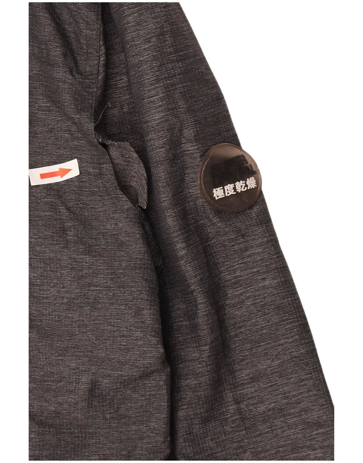 Superdry γυναικείο μπουφάν βροχής UK 14 Medium Grey Nylon