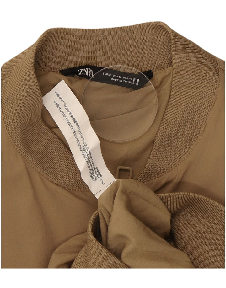 Ανδρικό μπουφάν ZARA Bomber UK 38 Medium Beige Polyester